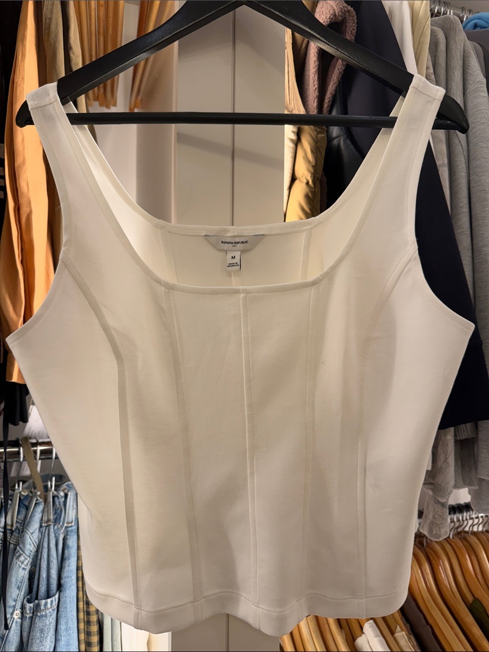 NWT Banana Republic White Tank